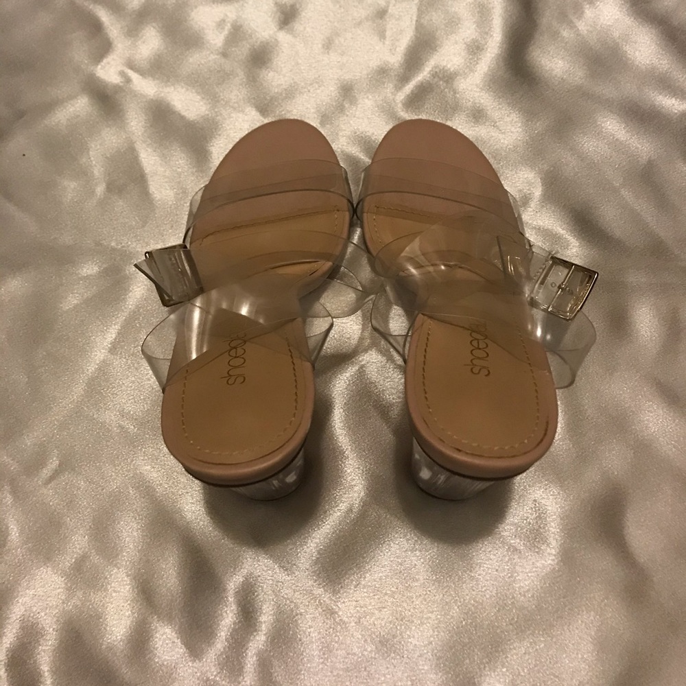 Clear open toe heels - Picture 4 of 5